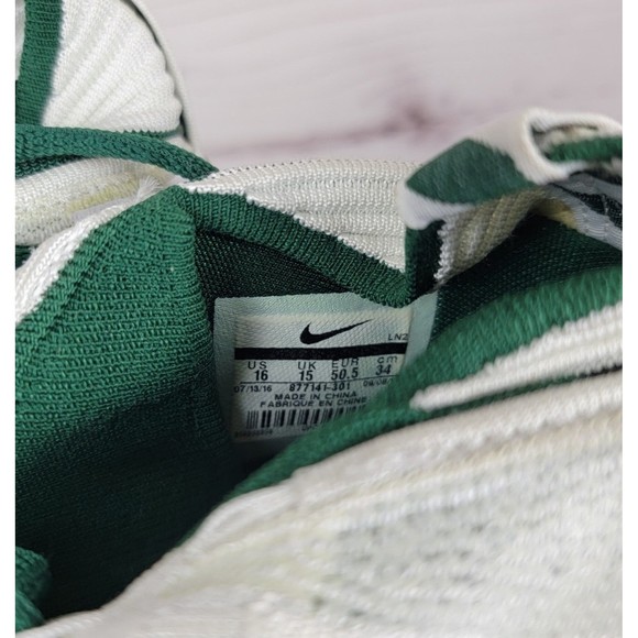 Nike Alpha Menace Elite Football Cleats Size 16 Green and White main image 7